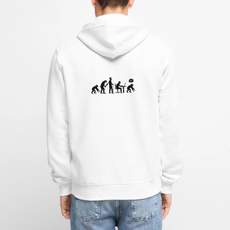 AI-volution Unisex Premium Bio Zip Hoodie
