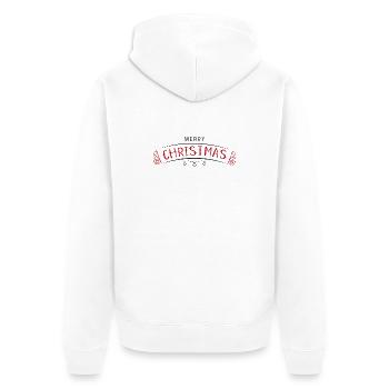 Noël - Veste à capuche bio Premium Unisexe - blanc - Dos - Thijin (182cm)