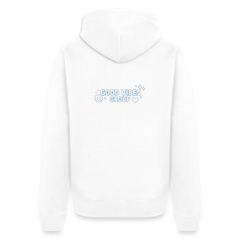 Gute Vibes Gruppe - Veste à capuche bio Premium Unisexe - blanc - Dos - Thijin (182cm)