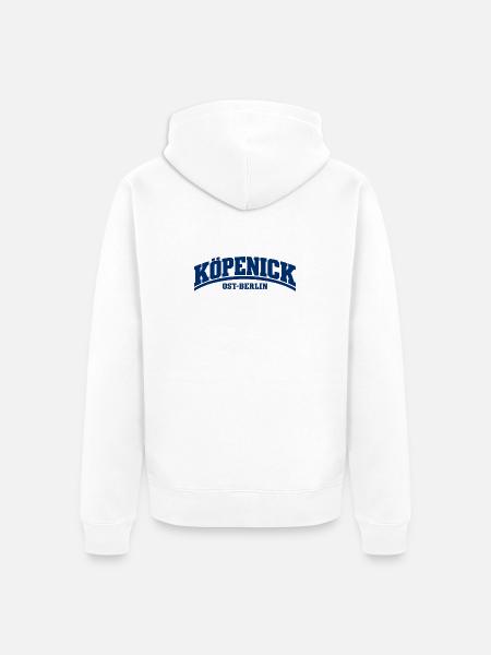 Köpenick - Ost-Berlin - Bezirk - Deutschland - Unisex Premium Bio Zip Hoodie - Weiß