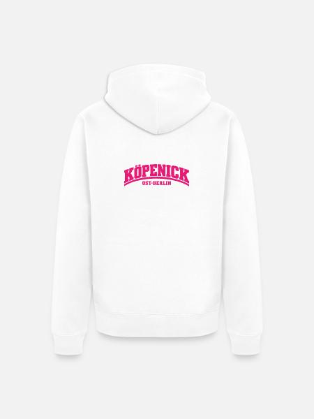Köpenick - Ost-Berlin - Bezirk - Deutschland - Unisex Premium Bio Zip Hoodie - Weiß