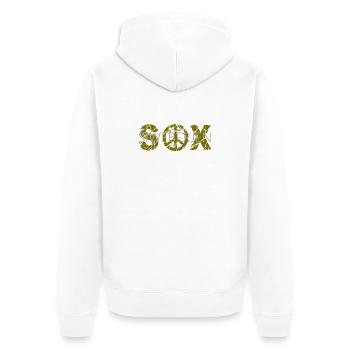 Transylvanie - Veste à capuche bio Premium Unisexe - blanc - Dos - Thijin (182cm)