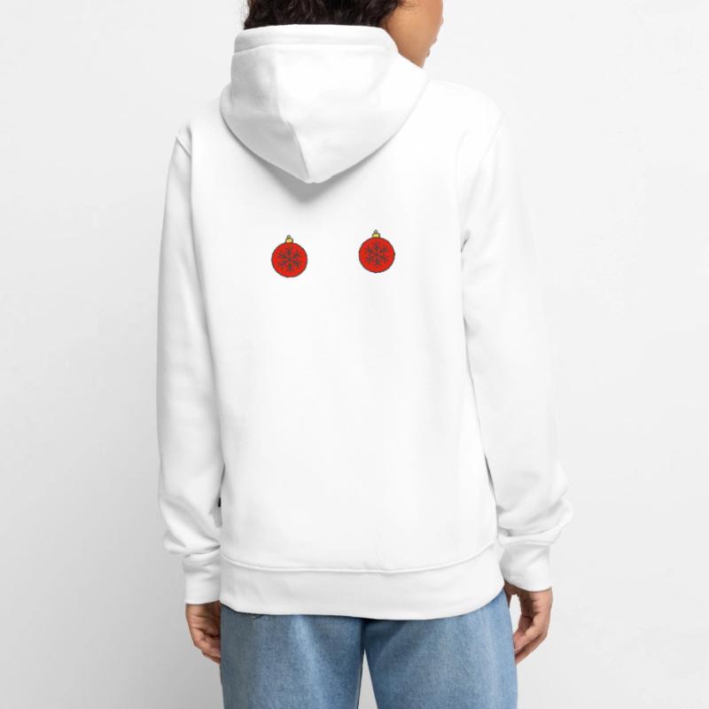 Weihnachtskugeln Unisex Premium Bio Zip Hoodie