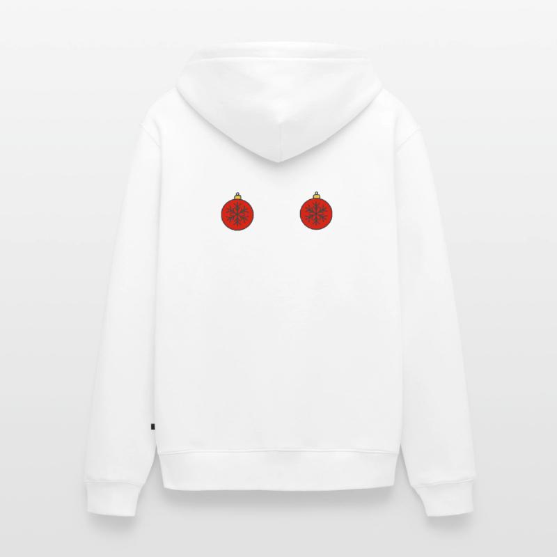 Weihnachtskugeln Unisex Premium Bio Zip Hoodie