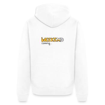 Weekend - Veste à capuche bio Premium Unisexe - blanc - Dos - Thijin (182cm)