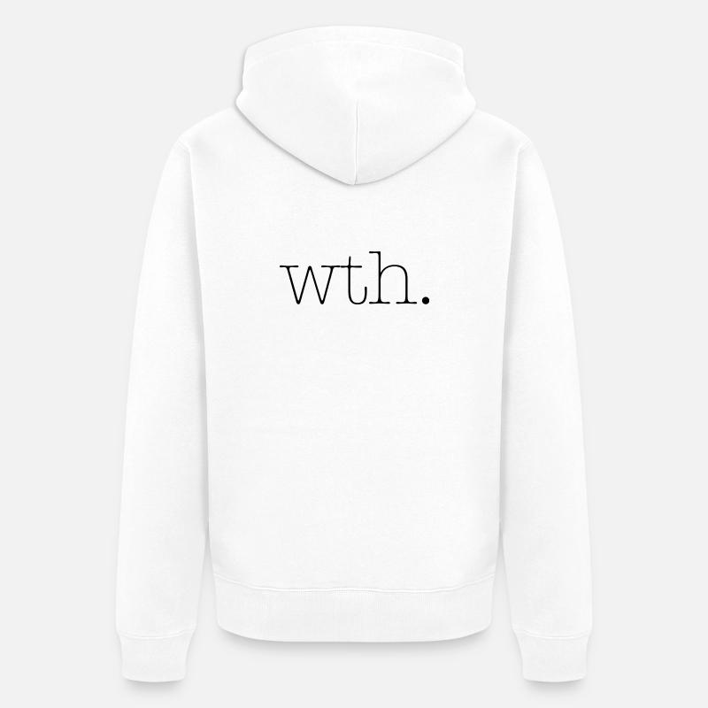 avec - Veste à capuche bio Premium Unisexe - blanc