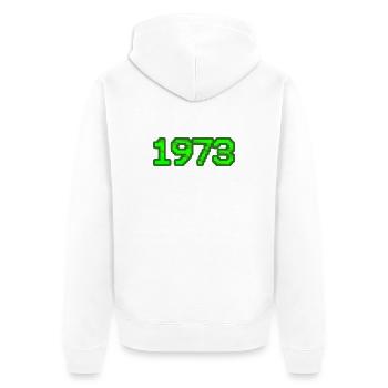 1973 - Veste à capuche bio Premium Unisexe - blanc - Dos - Thijin (182cm)