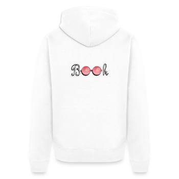 book - Veste à capuche bio Premium Unisexe - blanc - Dos - Thijin (182cm)
