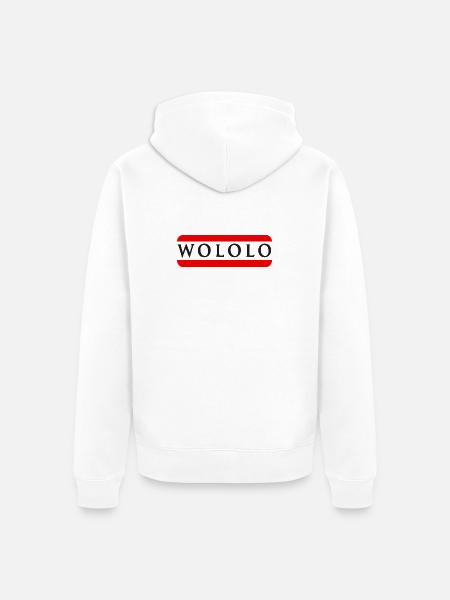 Wololo - 2a - Mobii_3 Edition - black - Unisex Premium Organic Zip Hoodie - white