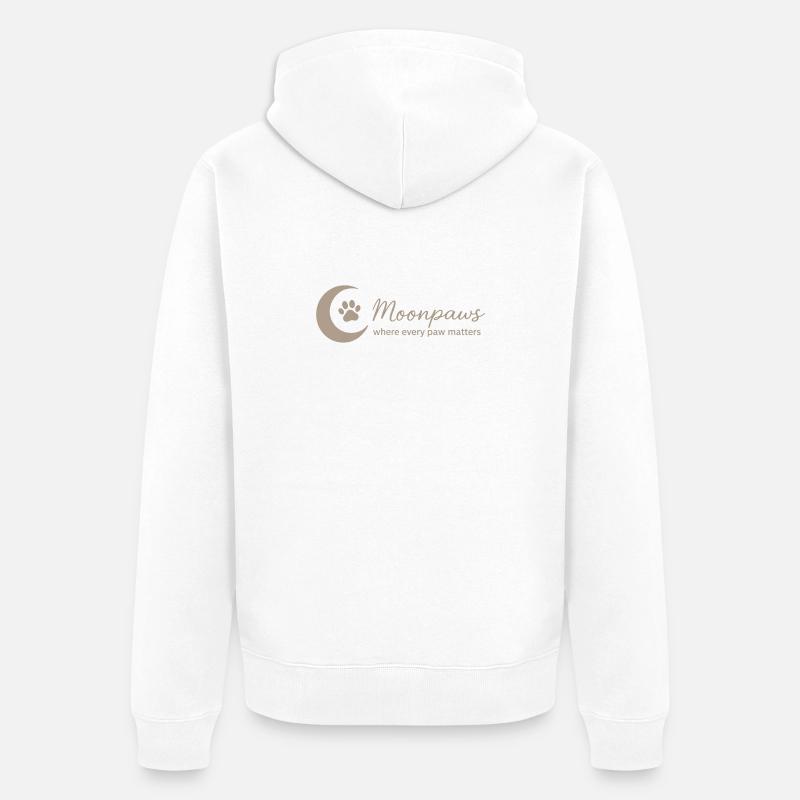 880F2EEF-BC7B-4AFD-84AB-2FC4A8ACD1C5 - Veste à capuche bio Premium Unisexe - blanc