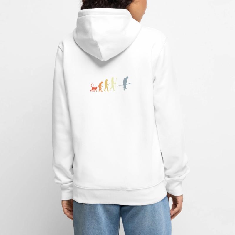 Bäcker Evolution Retro Look Unisex Premium Bio Zip Hoodie