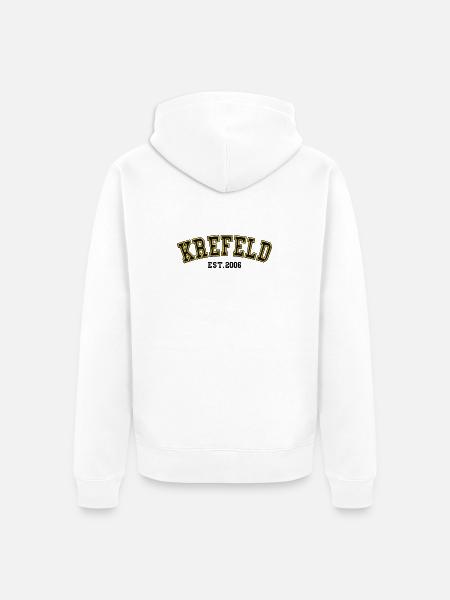 Krefeld Est. 2006 - Unisex Premium Organic Zip Hoodie - white