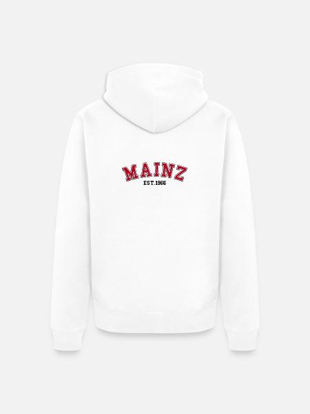 Mainz Est. 1966 - Unisex Premium Organic Zip Hoodie - white