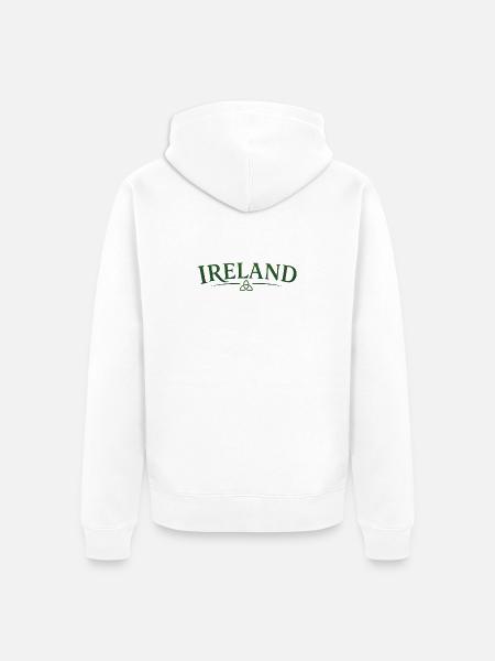 Ireland - Irland - irisch - Dublin - Ire - Unisex Premium Bio Zip Hoodie - Weiß
