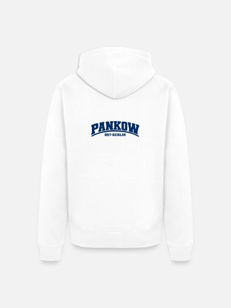 Pankow - Ost-Berlin - Bezirk - Deutschland - Unisex Premium Bio Zip Hoodie - Weiß