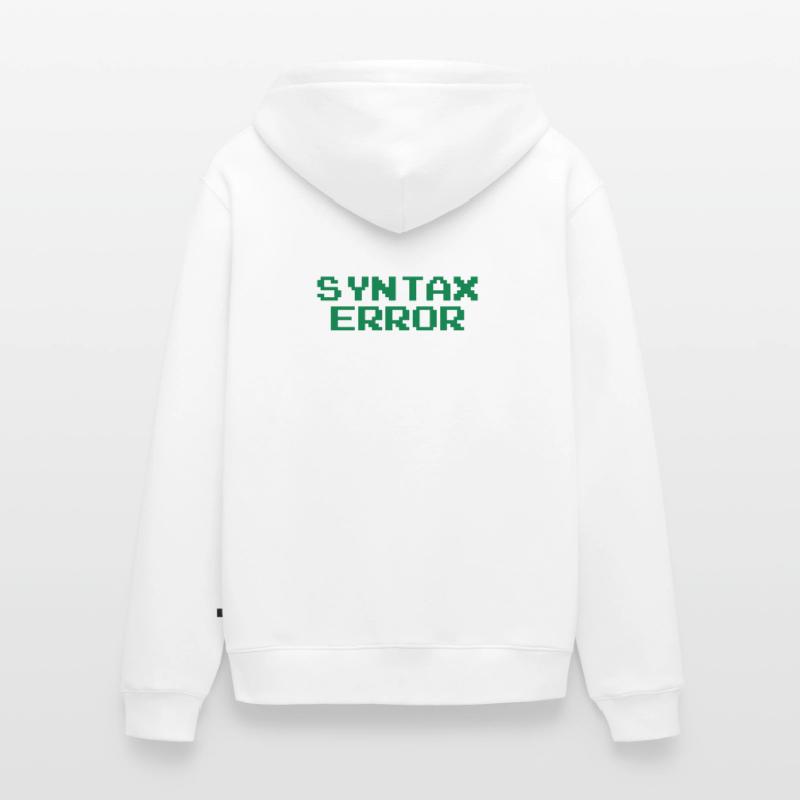 Syntax Error Unisex Premium Organic Zip Hoodie