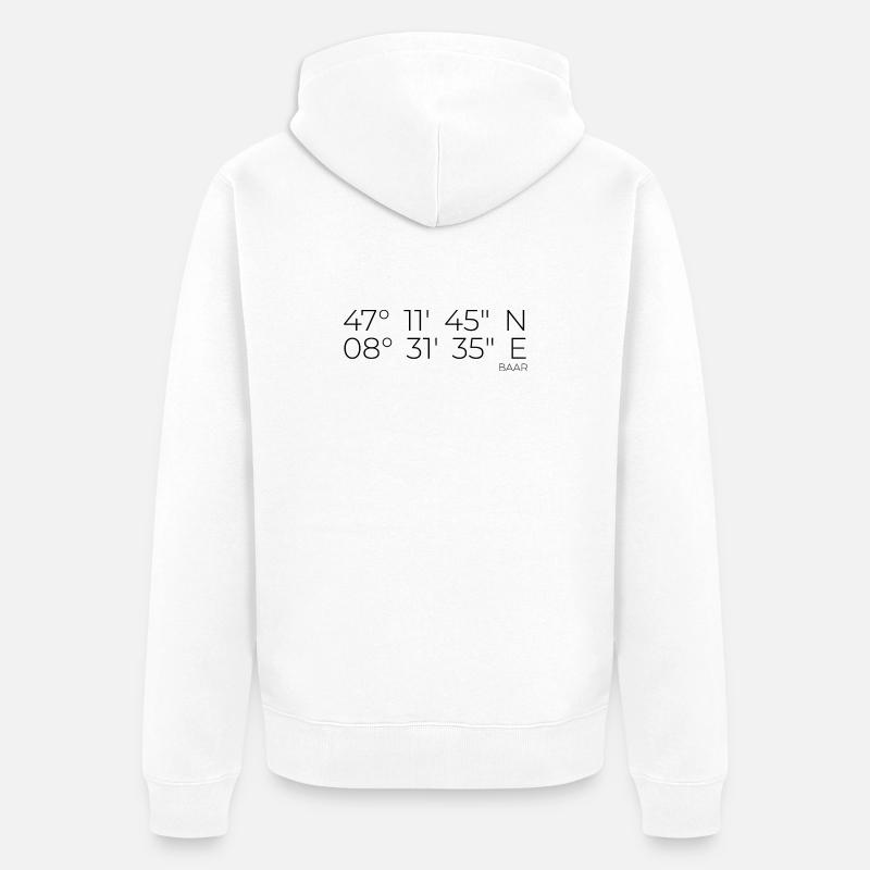 Coordonnées Baar - Veste à capuche bio Premium Unisexe - blanc