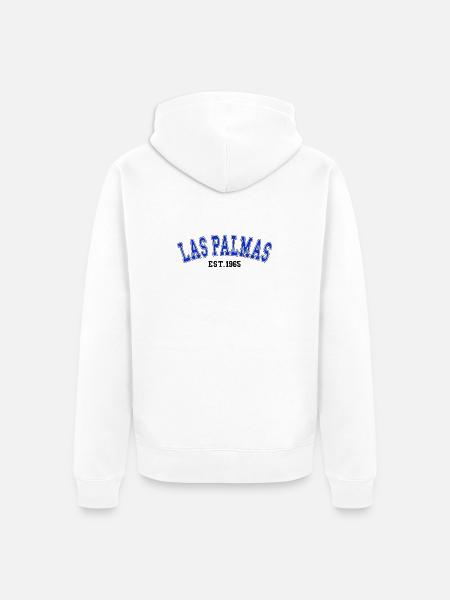 Las Palmas Est. 1965 - Unisex Premium Organic Zip Hoodie - white