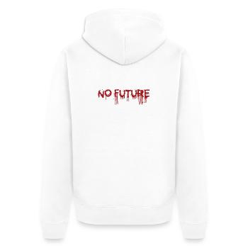 NO FUTURE - Veste à capuche bio Premium Unisexe - blanc - Dos - Thijin (182cm)