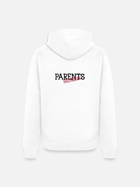 Parents heureux ! - Veste à capuche bio Premium Unisexe - blanc