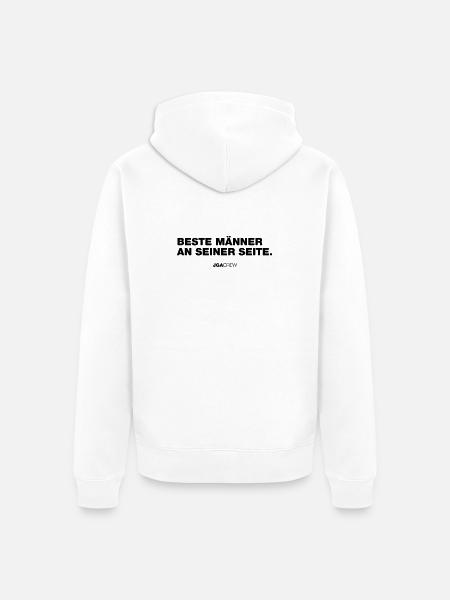 Best Men (Bachelor Party) - Unisex Premium Organic Zip Hoodie - white
