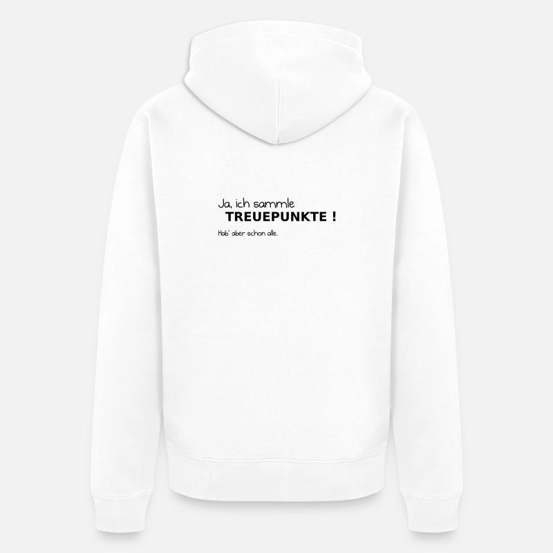 Loyauté - Veste à capuche bio Premium Unisexe - blanc