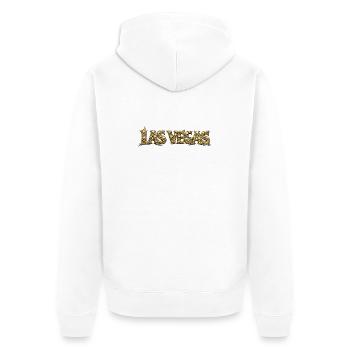 LAS VEGAS | Fontaine du Crâne d’Or - Veste à capuche bio Premium Unisexe - blanc - Dos - Thijin (182cm)