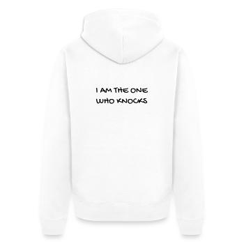 Cinema / Film / Zitat / TV-Serie - Unisex Premium Bio Zip Hoodie - Weiß - Hinten - Thijin (182cm)