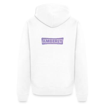 Ambré - Veste à capuche bio Premium Unisexe - blanc - Dos - Thijin (182cm)