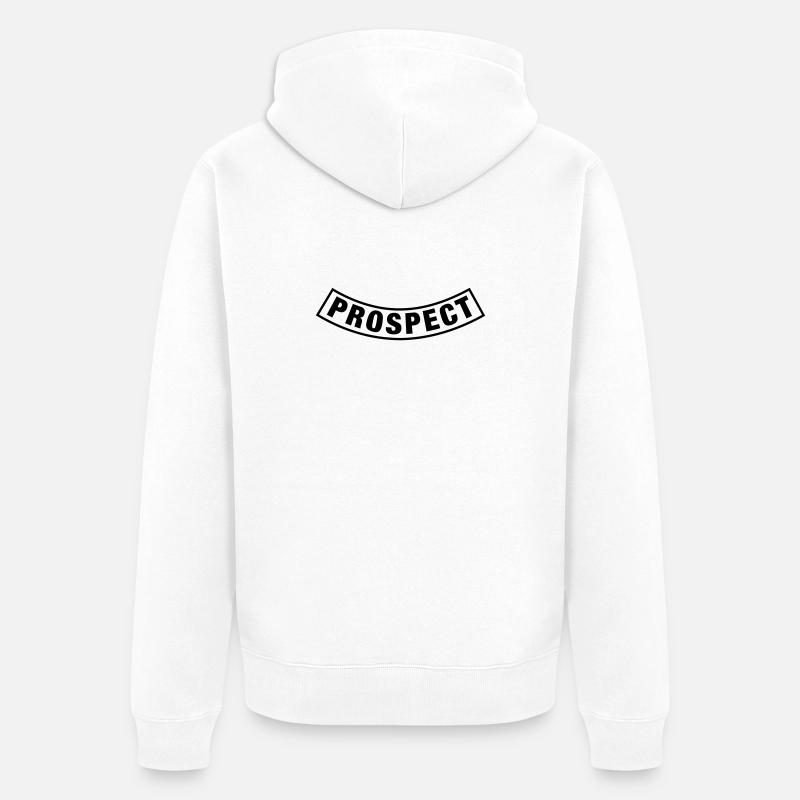 Prospect Batch - Veste à capuche bio Premium Unisexe - blanc