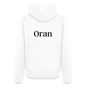 Oran - Veste à capuche bio Premium Unisexe - blanc - Dos - Thijin (182cm)
