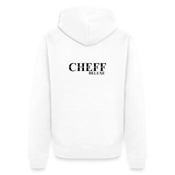 Cheff Deluxe Design pour le Cheff - Veste à capuche bio Premium Unisexe - blanc - Dos - Thijin (182cm)