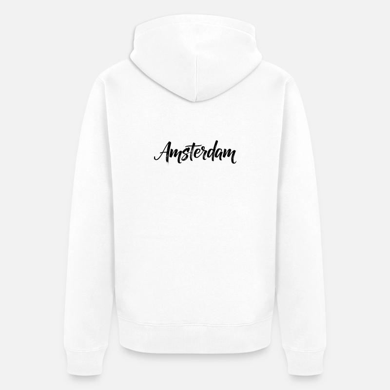 Amsterdam - Veste à capuche bio Premium Unisexe - blanc