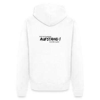 Révolte - Veste à capuche bio Premium Unisexe - blanc - Dos - Thijin (182cm)