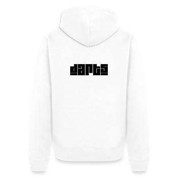 Fléchettes, fléchettes - Veste à capuche bio Premium Unisexe - blanc - Dos - Thijin (182cm)