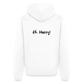 Oh, Harry! Concevoir - Veste à capuche bio Premium Unisexe - blanc - Dos - Thijin (182cm)