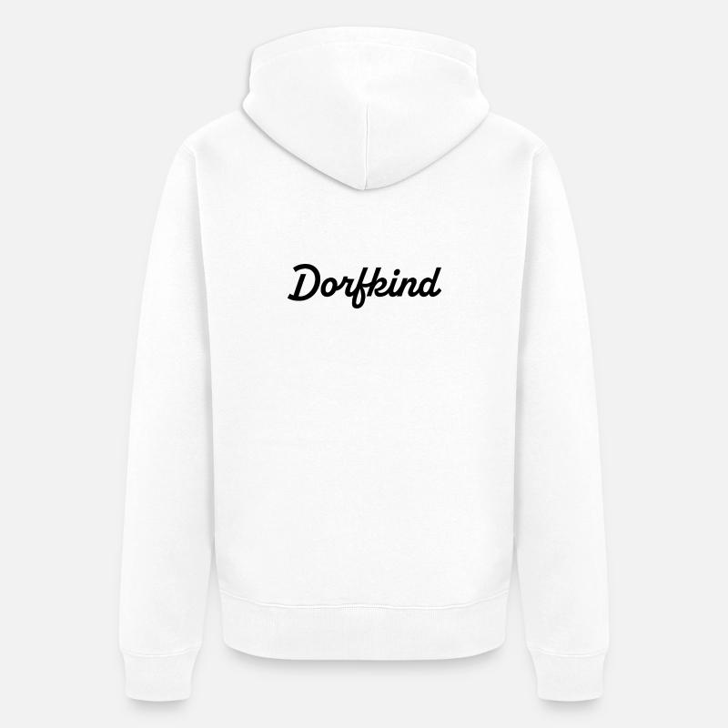 Déclaration de Dorfkind - Veste à capuche bio Premium Unisexe - blanc