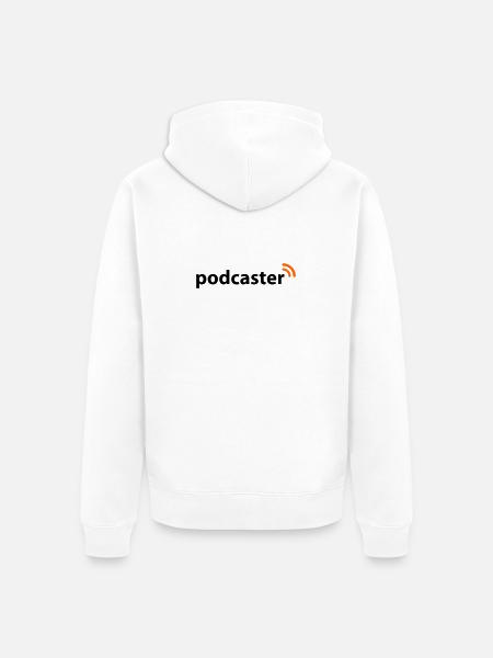 Podcaster | Funk | Wlan - Unisex Premium Organic Zip Hoodie - white