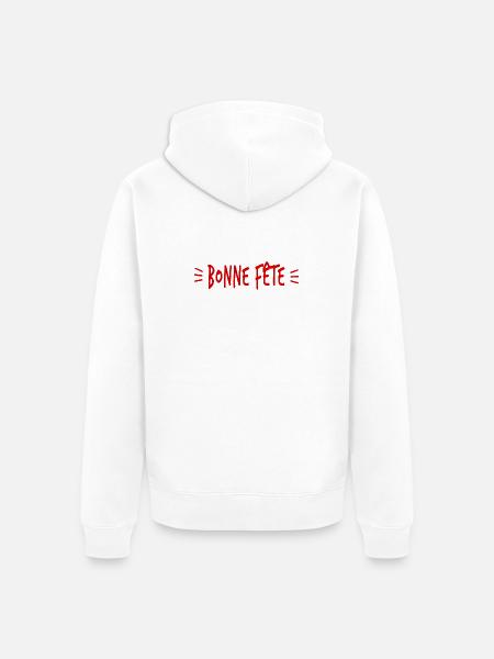 MAMIE. FÊTE DES MÈRES - Veste à capuche bio Premium Unisexe - blanc
