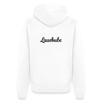 Rascal Vintage Saying T-Shirt - Unisex Premium Organic Zip Hoodie - white - Back - Thijin (182cm)