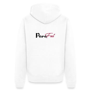 Pére Fect - perfect PéreFect drole papa cadeau - Veste à capuche bio Premium Unisexe - blanc - Dos - Thijin (182cm)