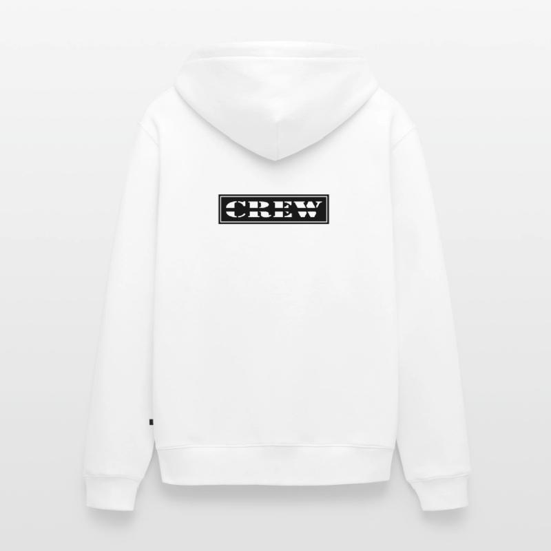 Crew design in patch format Unisex Premium Organic Zip Hoodie