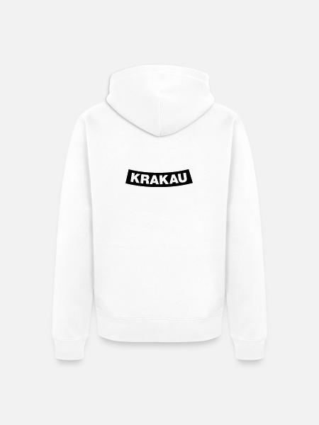 Krakow Chapter Element 1C (JGA MC-Rocker-Style) - Unisex Premium Organic Zip Hoodie - white