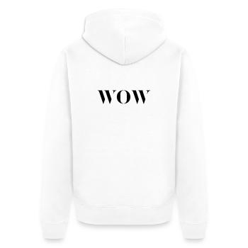PLEURAGE - Veste à capuche bio Premium Unisexe - blanc - Dos - Thijin (182cm)