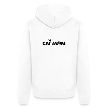 Chats Maman Kitty Chat Chat Chat Amour - Veste à capuche bio Premium Unisexe - blanc - Dos - Thijin (182cm)