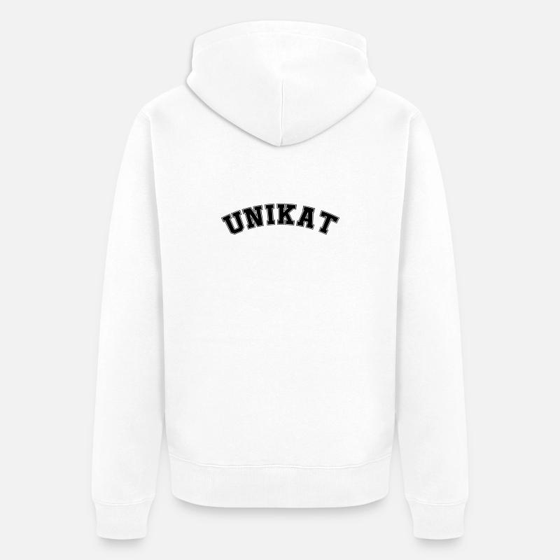 Pièce unique - Veste à capuche bio Premium Unisexe - blanc