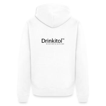 Buvez Drogues Buvez tout, buvez tout, buvez tout, buvez - Veste à capuche bio Premium Unisexe - blanc - Dos - Thijin (182cm)