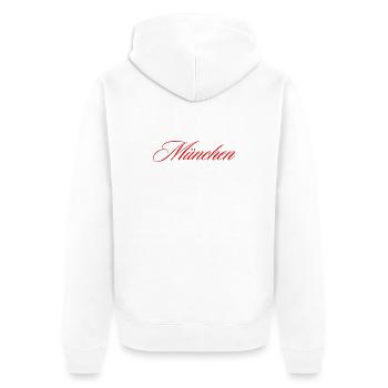 Munich - Veste à capuche bio Premium Unisexe - blanc - Dos - Thijin (182cm)