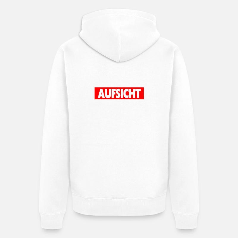 Supervision - Veste à capuche bio Premium Unisexe - blanc