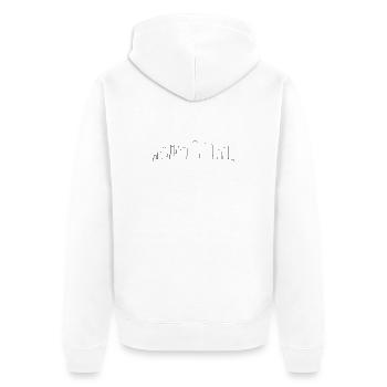 Boston Skyline - Veste à capuche bio Premium Unisexe - blanc - Dos - Thijin (182cm)